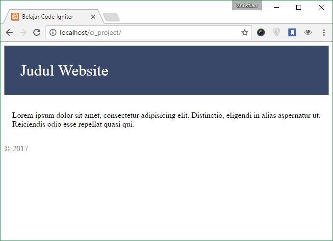 Contoh Web MVC