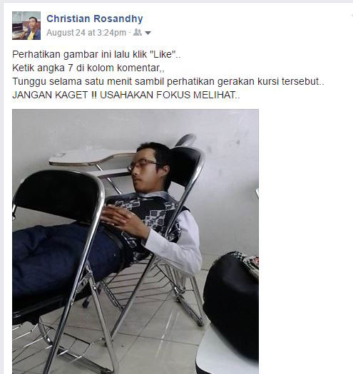 Ketik Angka 1 dan Lihat apa yang terjadi