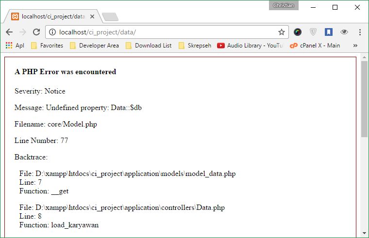 Error Database