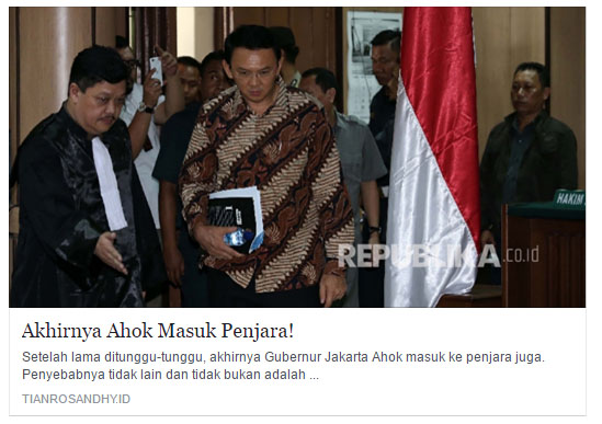 Contoh Hoax yang Lagi Hot
